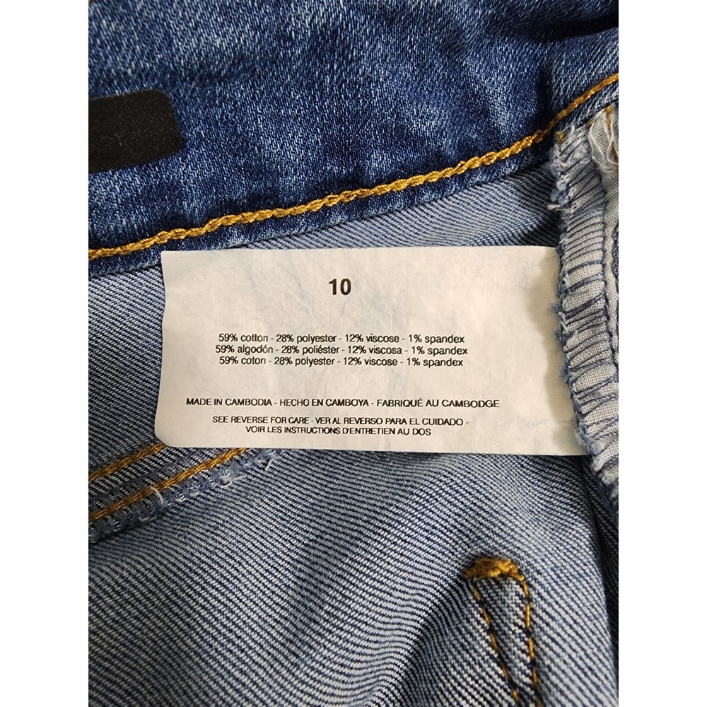 Bandolino Amy Straight Leg Jeans Womens 10 Medium Wash Blue Stretch Denim - Picture 8 of 13